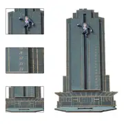 Wooden Die Hard Hans Gruber Falling off Nakatomi Plaza Advent Calendar Decor