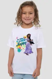 Isabela Do What Makes You Happy - Kids T-Shirt 3-13 Years - White