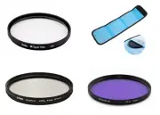 43mm Camera Lens Bundle UV CPL FLD Filter Storage Bag For Panasonic Camera