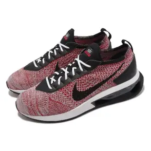 【NIKE 耐吉】休閒鞋 Air Max Flyknit Racer 男鞋 紅 彩色 針織 氣墊 復古 彈性(FD2764-600)