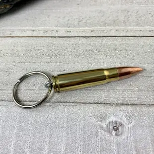Bullet AK47 真實步槍子彈鑰匙圈（黃銅）復古金屬創意造型質感特別鑰匙扣 個性潮牌鑰匙吊飾掛飾 生存遊戲特殊裝備
