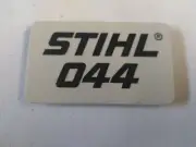 STIHL CHAINSAW 044 NAME TAG MODEL PLATE OEM