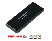 M.2 NGFF SSD SATA to USB 3.0 External Enclosure Storage Aluminium Case Adapter