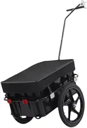 Frediuo Bike Cargo Trailer Bike Wagon Trailer Universal Portable Bike Trailer Utility Cart Bicycle Cargo Carrier for Camping Shopping