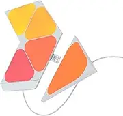Nanoleaf Shapes Mini Triangle Starter Kit, 5 Smart Light Panels LED RGBW - Modular Wi-Fi Colour Changing Wall Lights, Compatible with Alexa Google Assistant Apple Homekit, for Room Decor & Gaming
