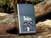 The Beatles Playing Zippo Lighter - John Lennon - Paul McCartney - Ron Campbell
