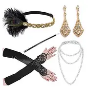 Retro Vintage 1920s Headpiece Masquerade Flapper Headband The Great Gatsby Charleston Wedding Guest Women's Masquerade Party / Evening Wedding Reception Bachel