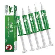 Strong Cockroach Killing Gel Bait Clear Cockroach Medicine Whole Nest End House Quick Kill Catcher Cockroach Killer Home Use 5pcs