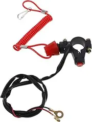 SWOOMEY 1 Set Kill -Road Motorcycle Clutch Lever ATV Accessories Heavy Duty Tape Off-Road Motorcycle Switch Button Control Lever Clutch Mini Bike Shut Off Switch Plastic