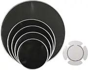 Qianly 5x Drum Head Drum Head Skin Professional Silent Mute for Kids Beginners Practice, Style A