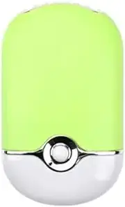 Mini Fan, Battery Operated Blower To Dry Glue for Eyelash Extensions (Green)