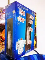 英國 SODASTREAM SOURCE氣泡水機 -黑色 全新自動扣瓶裝置，三階段氣泡含量指示