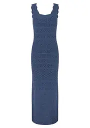 Bruna Pointelle Midi Dress