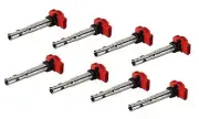 AUDI R8 Q5 Q7 S4 S6 A4 A5 A6 A8 QUATTRO 3.0 3.2 4.2 IGNITION COIL COILS 8 SET