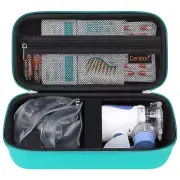 Hard Travel Case for Handheld Nebulizer – Portable Storage Bag, Turquoise