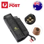 Galiner 4 Jet Torch Cigar Lighter Punch Butane Gas Refillable Windproof Gift Box