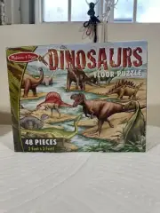 Melissa & Doug Dinosaurs Floor Puzzle 48pc, Brand New Sealed, Ages 3 & up, 2’x3’