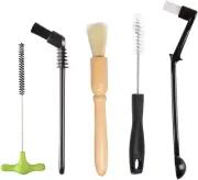 Espresso Machine Cleaning Brush Set - 4 Pieces Coffee Cleaning Brush N