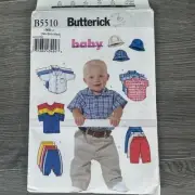 Butterick Baby B5510 Sewing Pattern Infant Boys Clothing UNCUT