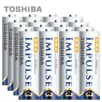 在飛比找momo購物網優惠-【日本製TOSHIBA】IMPULSE高容量低自放電電池(2