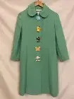 SS22 MOSCHINO Couture Jeremy Scott Child's Turquoise Animals Buttons Jacket