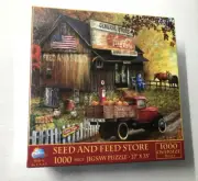 Sunsout - Seed and Feed Store -1000 Oversize Pieces - Art by Tom Wood = 27"x35"