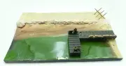 PMA WWII scenes the battle of malinowo Village platform 2 1/72 resin MODEL TANK