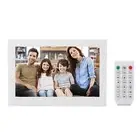 Digital Photo Frame White 13in HD Smart Video Music Playing Electronic Pictu ECM
