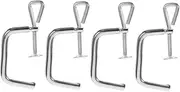 UTHCLO 4pcs Pasta Machine Clip Supply Noodle Maker Fixing Clamp in Iron Alloy for Longevity