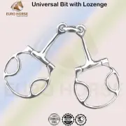 Western D-Ring Bits Double Joint Lozenge Stainless steel Snaffle Horse Bits