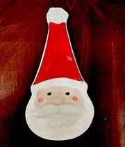 St. Nicholas Square Traditions Santa Face Spoon Rest. NEW