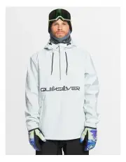 [Quiksilver] Live For The Ride Half-Zip Hoodie in Grey