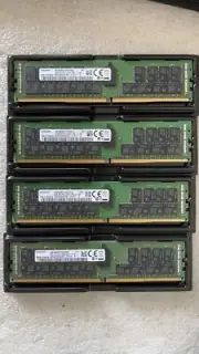 Samsung 16G 2Rx4 DDR4 PC4-3200AA ECC REG 64GB RDIMM 4*16g=64g