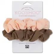 Kooshoo Organic Scrunchies - Blush Walnut