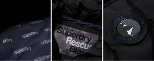 美國百分百【全新真品】Superdry 極度乾燥 Everest 連帽 鋪棉背心 外套 馬甲 防風 黑色S M號 I786