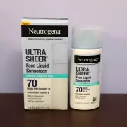 NEW Neutrogena Ultra Sheer Sunscreen Lotion SPF 70 Exp 06/2026