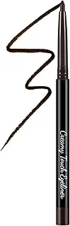 Apooliy Waterproof Eyeliner Pen,Long-Lasting Cream Eyeliner Pencil,Highly Pigmented Eye Makeup Pen with Up to 24HR,Black Brown White