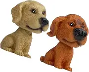 Handmade Adorable Dog Shaking Head Ornament Car Decor for Dashboard Home Car Decor Accessories