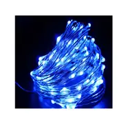 Christmas Fairy Lights 300LED Copper Wire Twinkle String Lights for Garden Party Indoor Decor -Blue