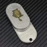 Greedy Big Fat Cat EDC Fidget Slider Stainless Steel Mechanical Push Fidget Toys