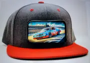 Richard petty #43 Hat, Metal Patch, Flat Bill, Snap Back,Decky