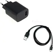 [bg-akku24] Charger and Charger Data Cable USB Cable for Canon Powershot G5 X, G9 X, SX720 HS, SX730 HS, SX740 HS, G7X Mark II, G1 X Mark III, IFC-600PCU