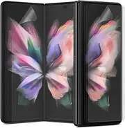 DIACUBE [3+3 Pack] for Samsung Galaxy Z Fold 3 5G, EPU+TPU Anti-Glare Matte Screen Protector, Inside + 3 Pack Front, Anti-Fingerprint, Self-Healing, Bubble Free Easy Installation with Alignment