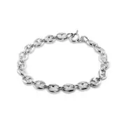 NEW Sterling Silver Bracelet Gucci Link 925 Hallmarked S/S Smooth Every Day Love