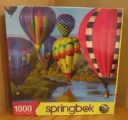 Springbok 1000 Piece Puzzle Hot Air Balloons Take Flight Air NEW Sealed