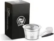 Capsule Compatible Caffitaly Coffee Machine Stainless Steel Metal Capsule Coffee Refillable Reusable Filter Pod