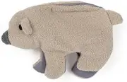 DAFORERAL Colorful Dinosaur Dog Toy, Plush Chew Toy for Puppies with Crinkle Paper and Squeaker, Durable Teething Companion for Small Dogs (Polar Bear)