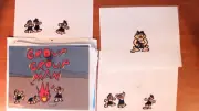 Caveman Animation Cels