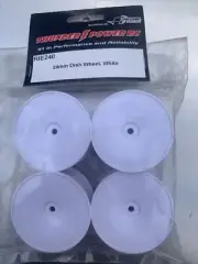 Thunder Power Rc 1/10 RC Touring Car 24mm Medium-Narrow Dish Wheel White