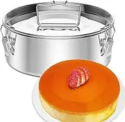 Flanera Stainless Steel Flan Mold 60 oz, Compatible with Instant Pot 6 qt [8qt avail], Mexican Design Flanera Flan Maker, Flan Pan, Moldes para Flan - Flaneras Moldes con Tapa